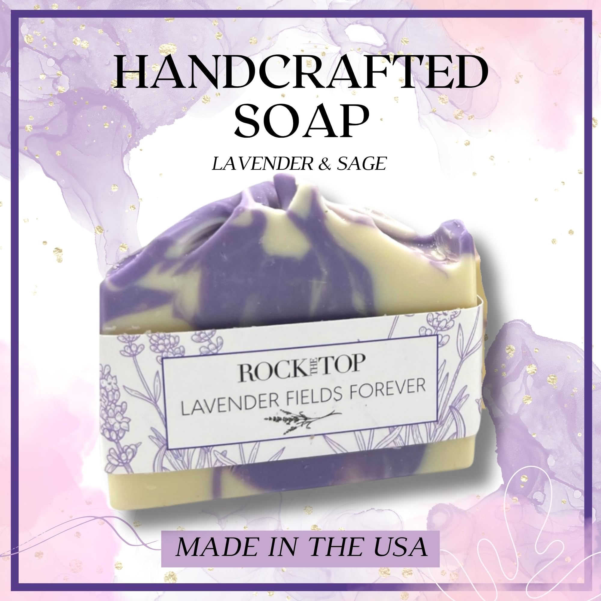 Rock the Top dried flower bath teas for delicate floral infusion