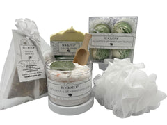 Rock the Top eucalyptus spearmint bath bomb truffle for a calming soak