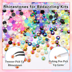 RODAKY Flatback rhinestones for nails and crafts