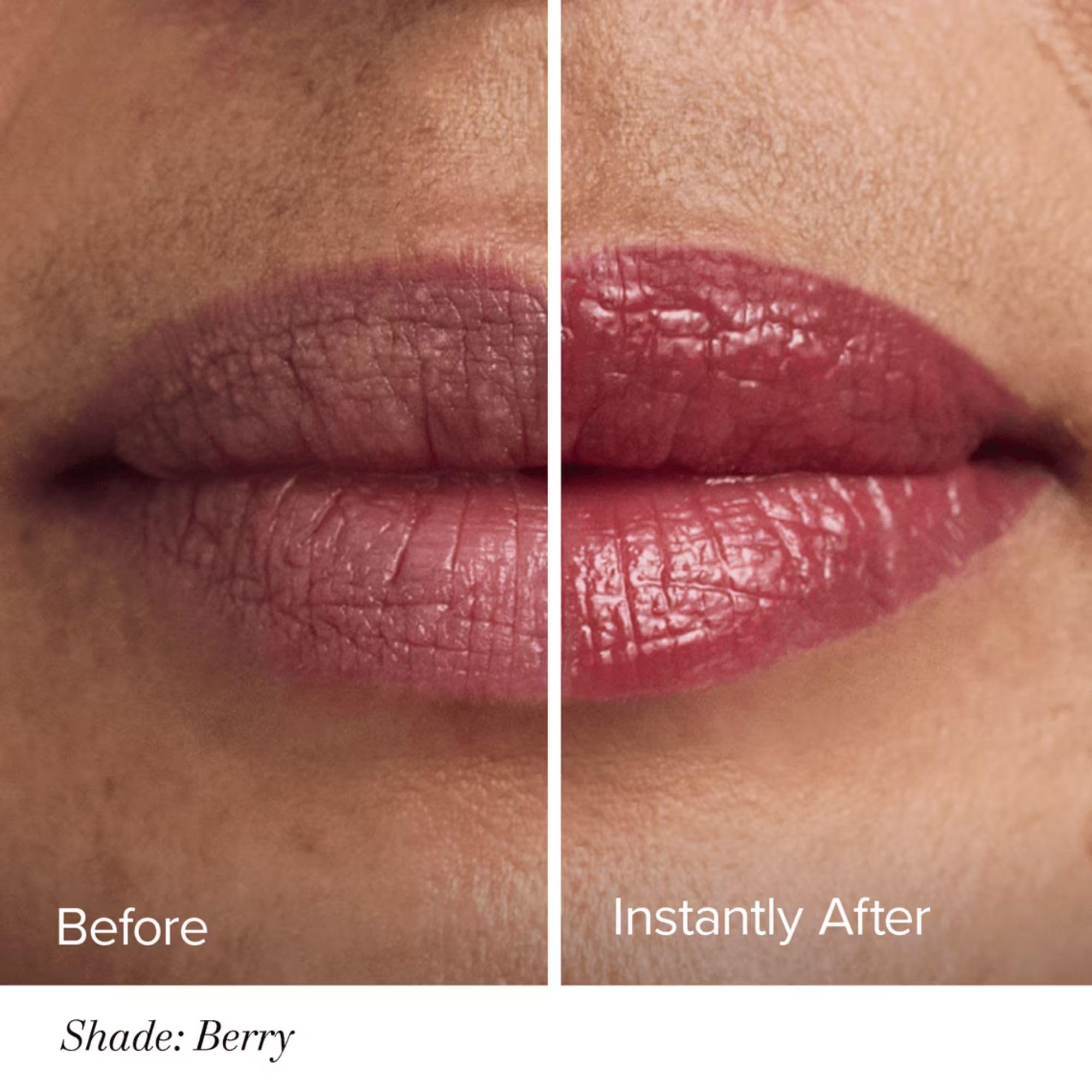 RODAN + FIELDS lip oil applicator displaying cooling menthol sensation.