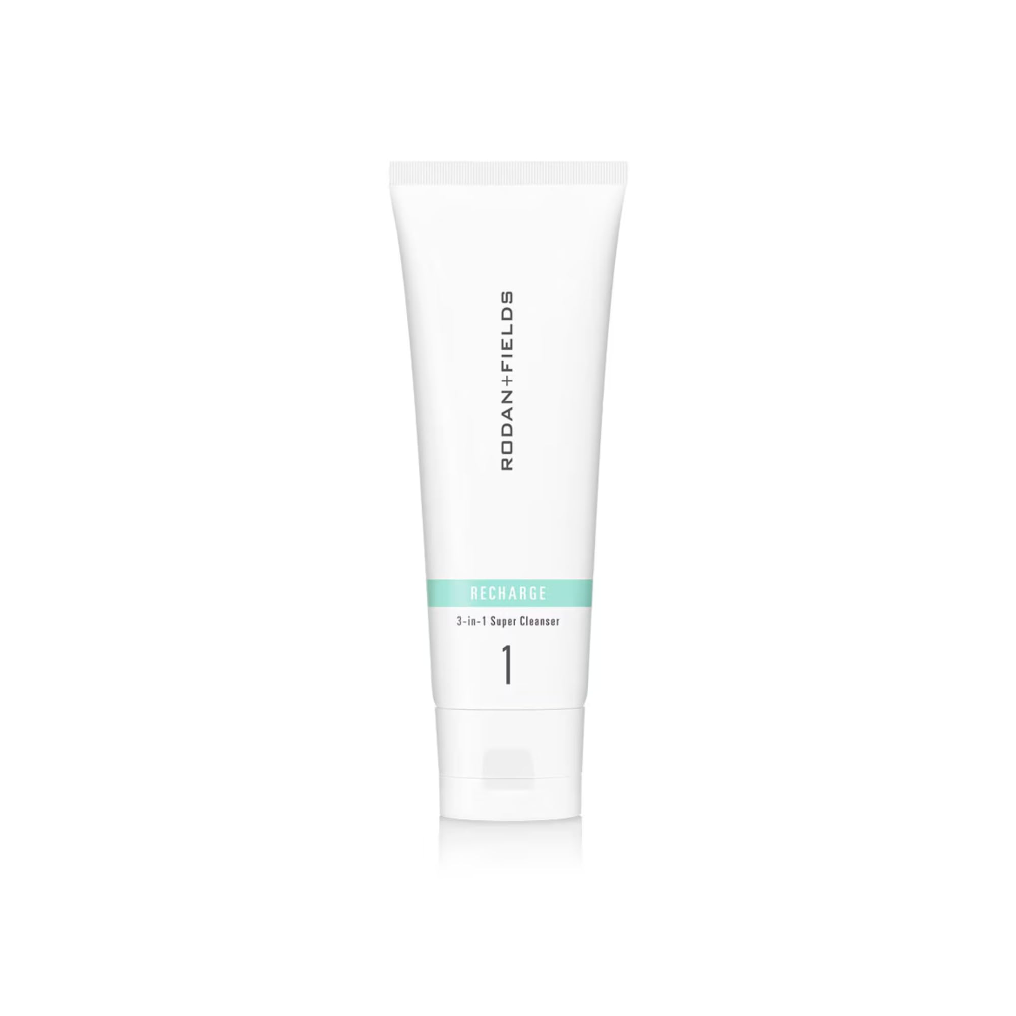 RODAN + FIELDS Recharge 3-in-1 cleanser bottle for quick makeup removal and daily cleansing.