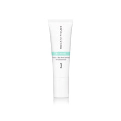 Rodan + Fields Recharge Protect + Blur SPF 30 bottle shown for lightweight protection and matte finish