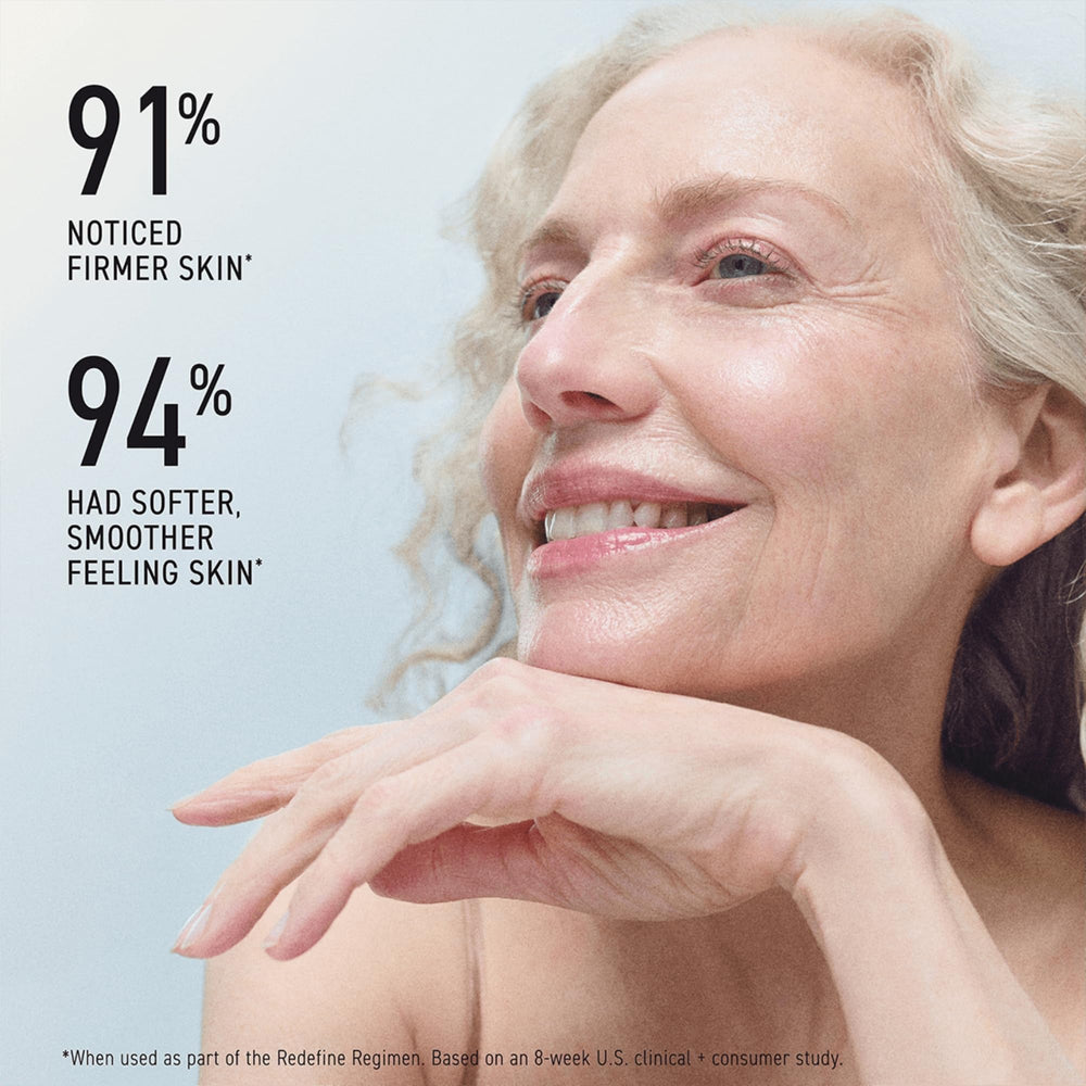 RODAN + FIELDS ReDefine face application swatch for smoothing night care
