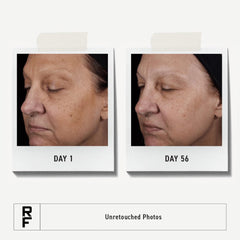Rodan + Fields Reverse cleanser application hands showing massage motion.