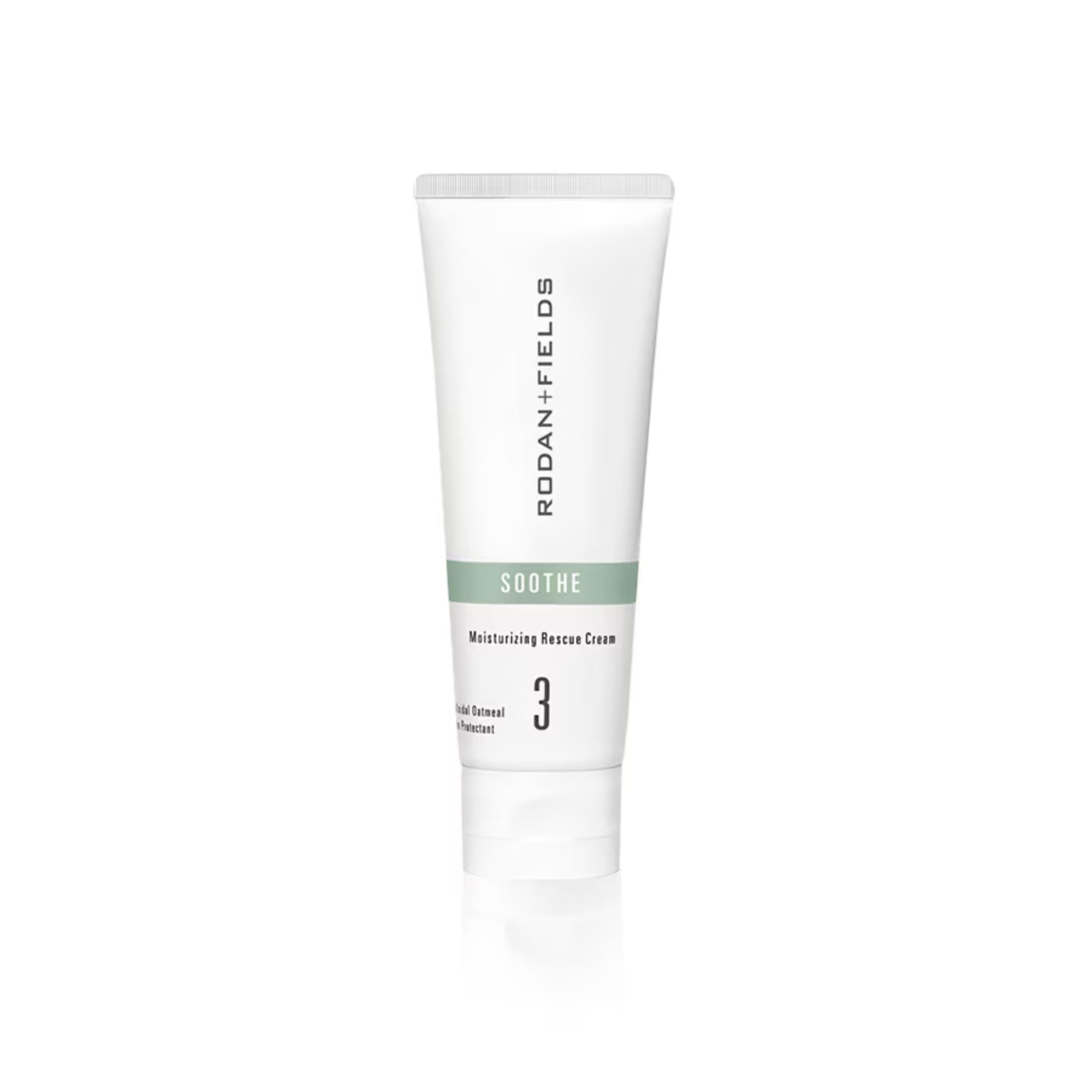 Rodan + Fields Soothe Rescue Cream jar ready for daily hydration on dry skin
