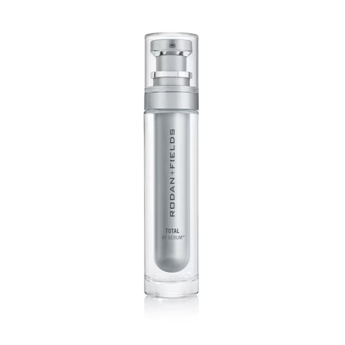 Rodan + Fields Total RF Serum bottle for daily hydration and routine use.