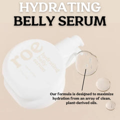 Roe Wellness bottle on a surface with soft lighting, ideal for skincare rituals.