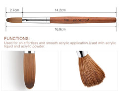Rolabling nail brush durable construction supports long-lasting performance.