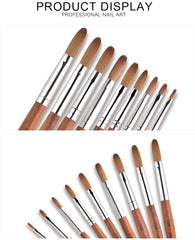 Rolabling nail brush easy-grip red handle supports steady control.