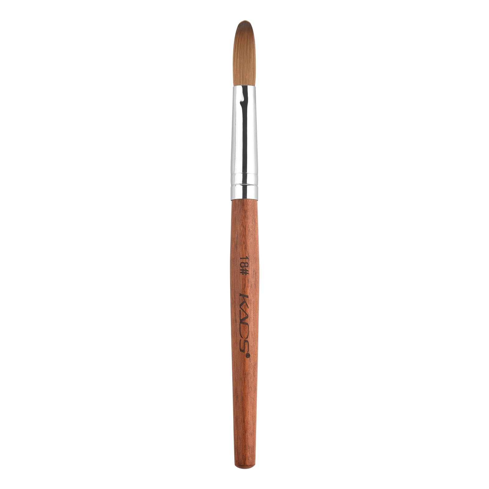Rolabling nail brush with Kolinsky sable hair for precise acrylic application.
