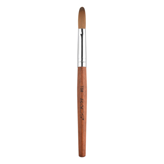Rolabling nail brush with Kolinsky sable hair for precise acrylic application.