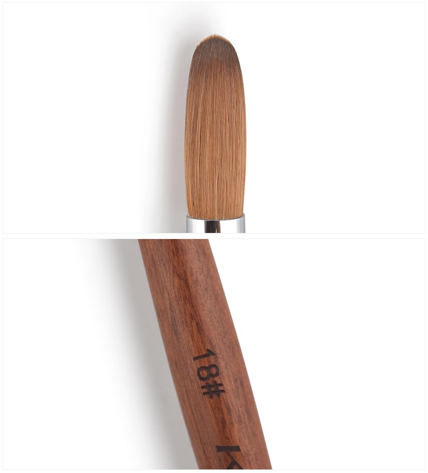 Rolabling nail brush in-use example for precision nail art application.