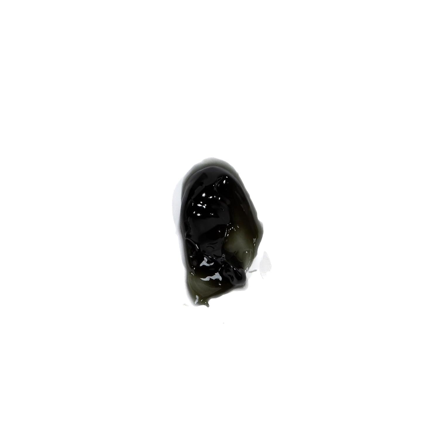 Rolda black styling gel close-up of activated charcoal effect on hair nourishment