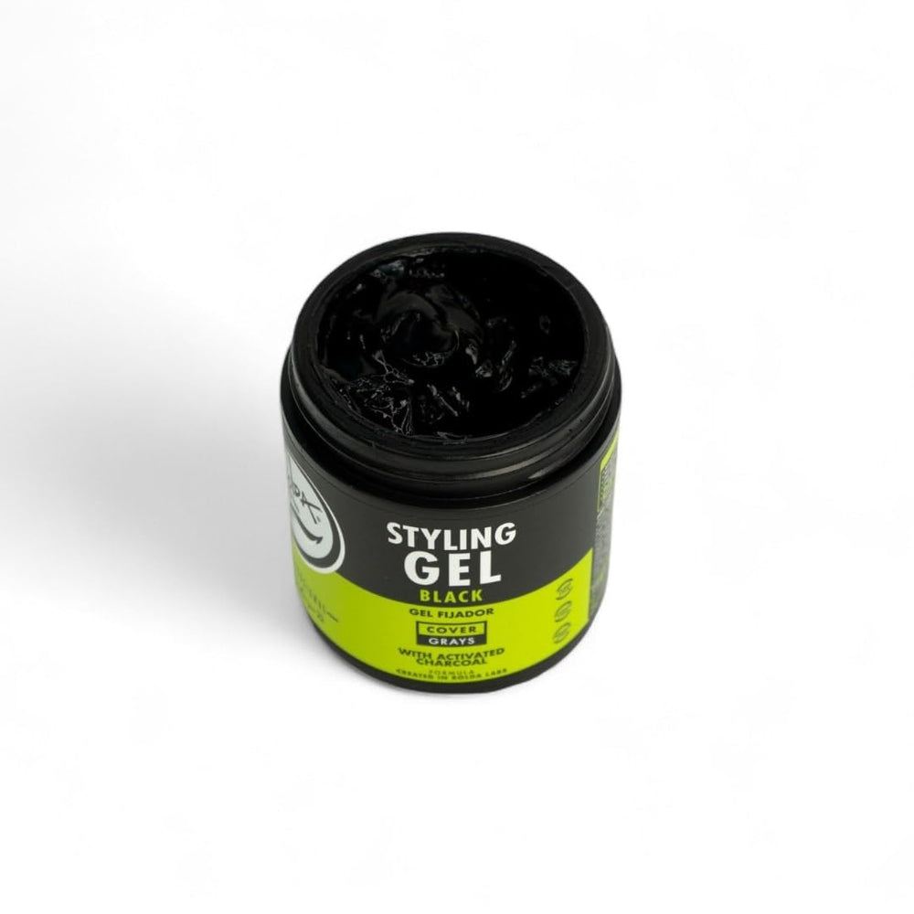 Rolda black styling gel color wash-out showcasing shower rinse-out feature