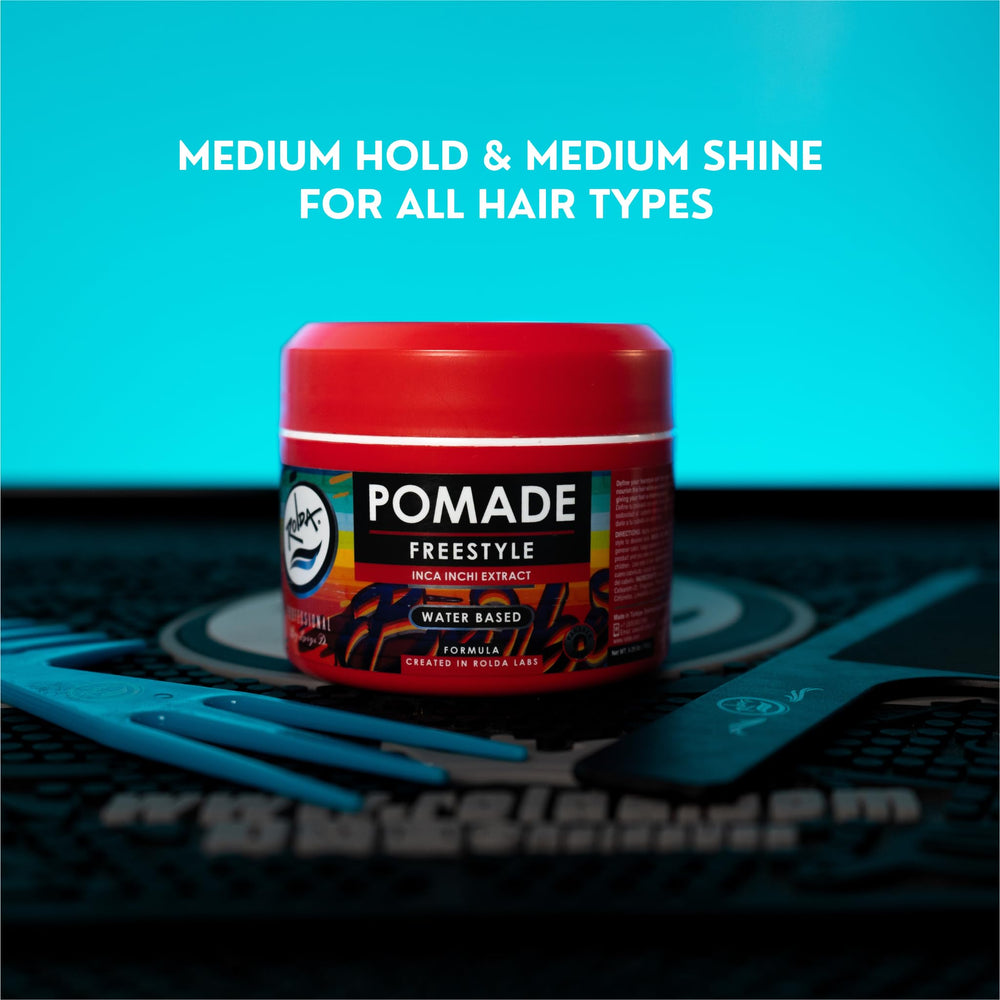 Inca Inchi extract nourishes hair texture in Rolda Pomade.