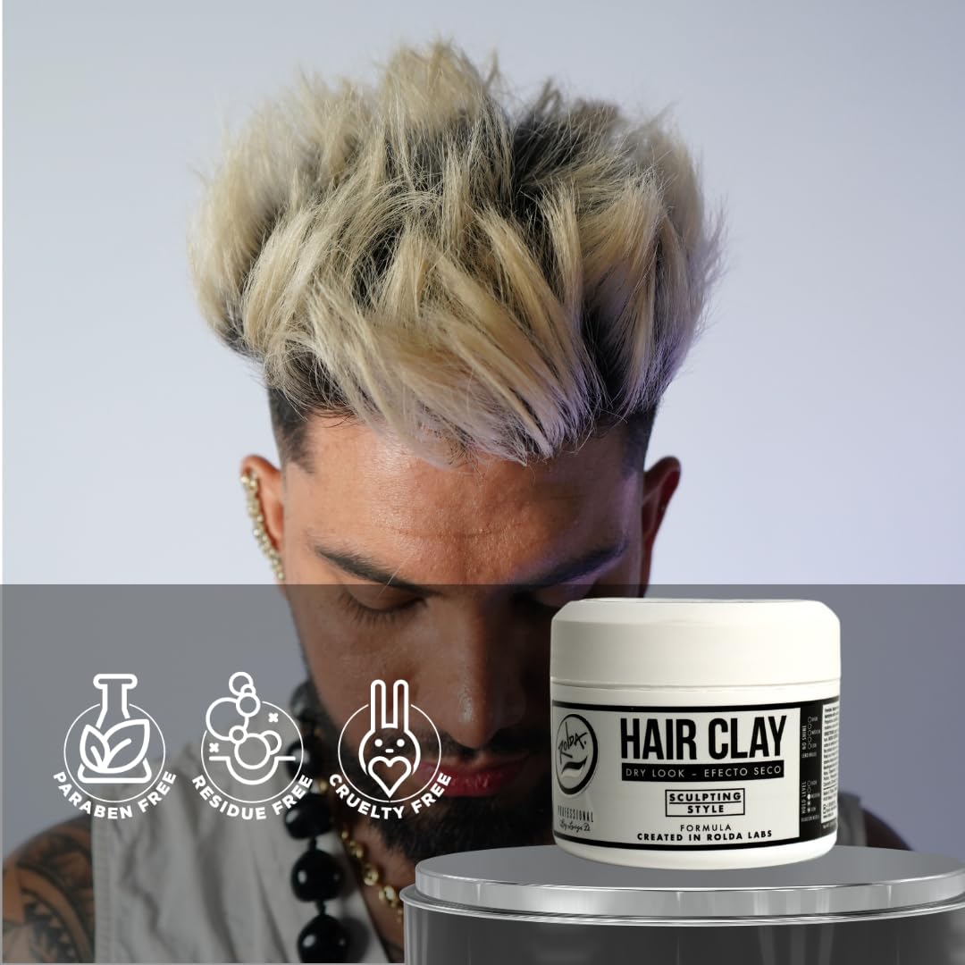 On-model shot highlights a natural, matte look with Rolda.
