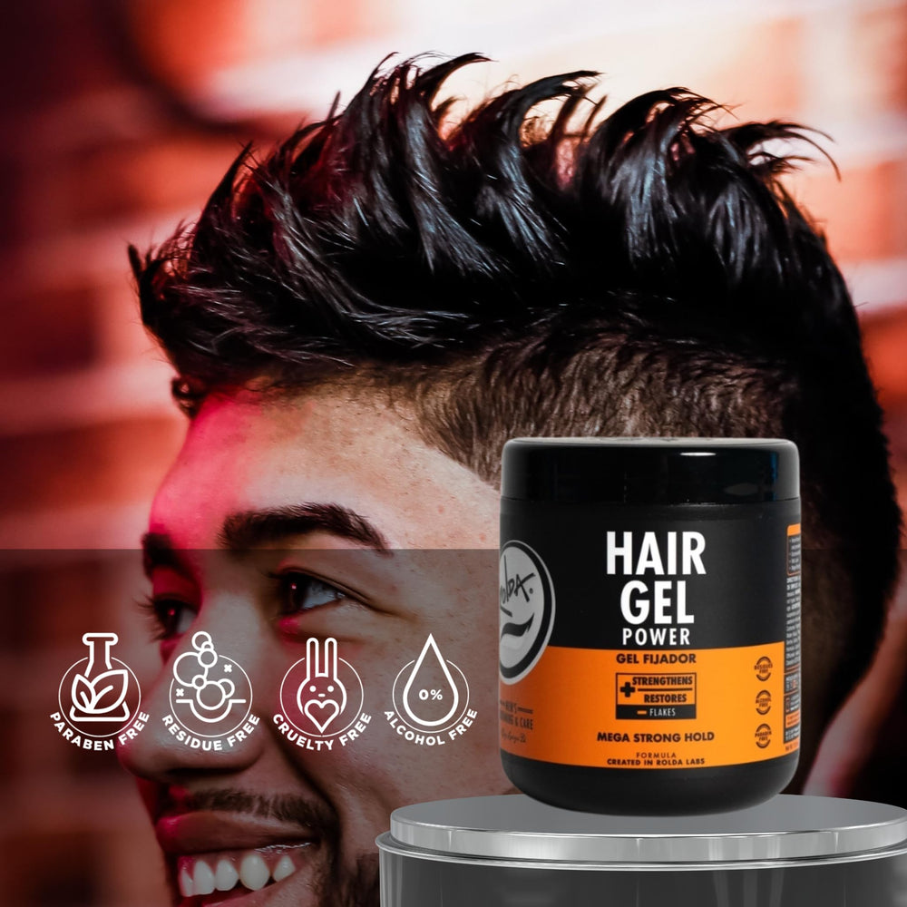 Rolda Power Styling Gel for men and women with short hair.