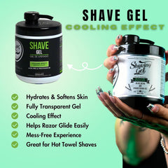 Rolda menthol infusion shot suggesting refreshing sensation during the shave.