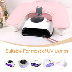Rolomanve arm rest nails tech ideal for salon or home use.