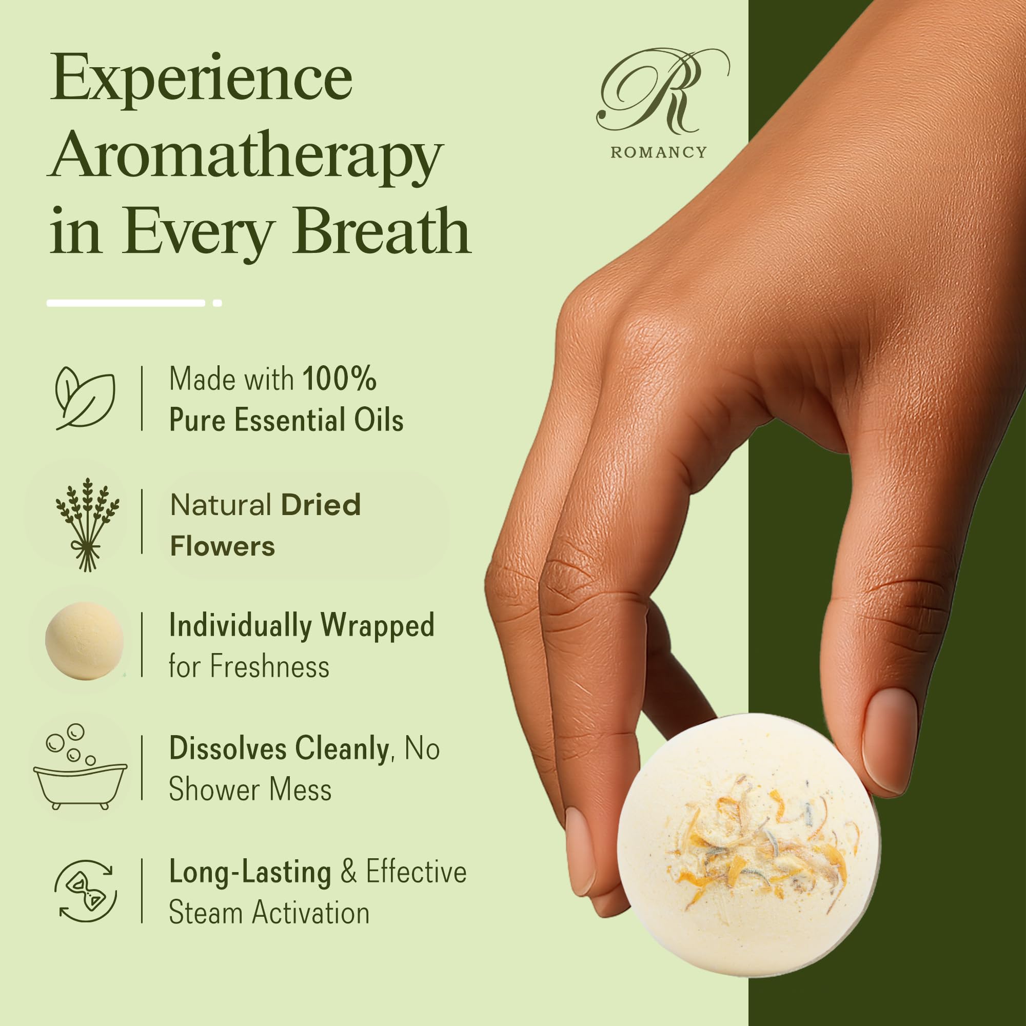 Romancy bath bombs holiday gift idea with wrapping.
