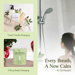 Romancy eucalyptus vapor release from shower steamer for cooling breath