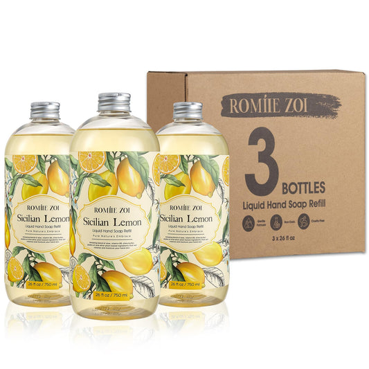 ROMIIE ZOI lemon scent refill pack ready for easy kitchen refills