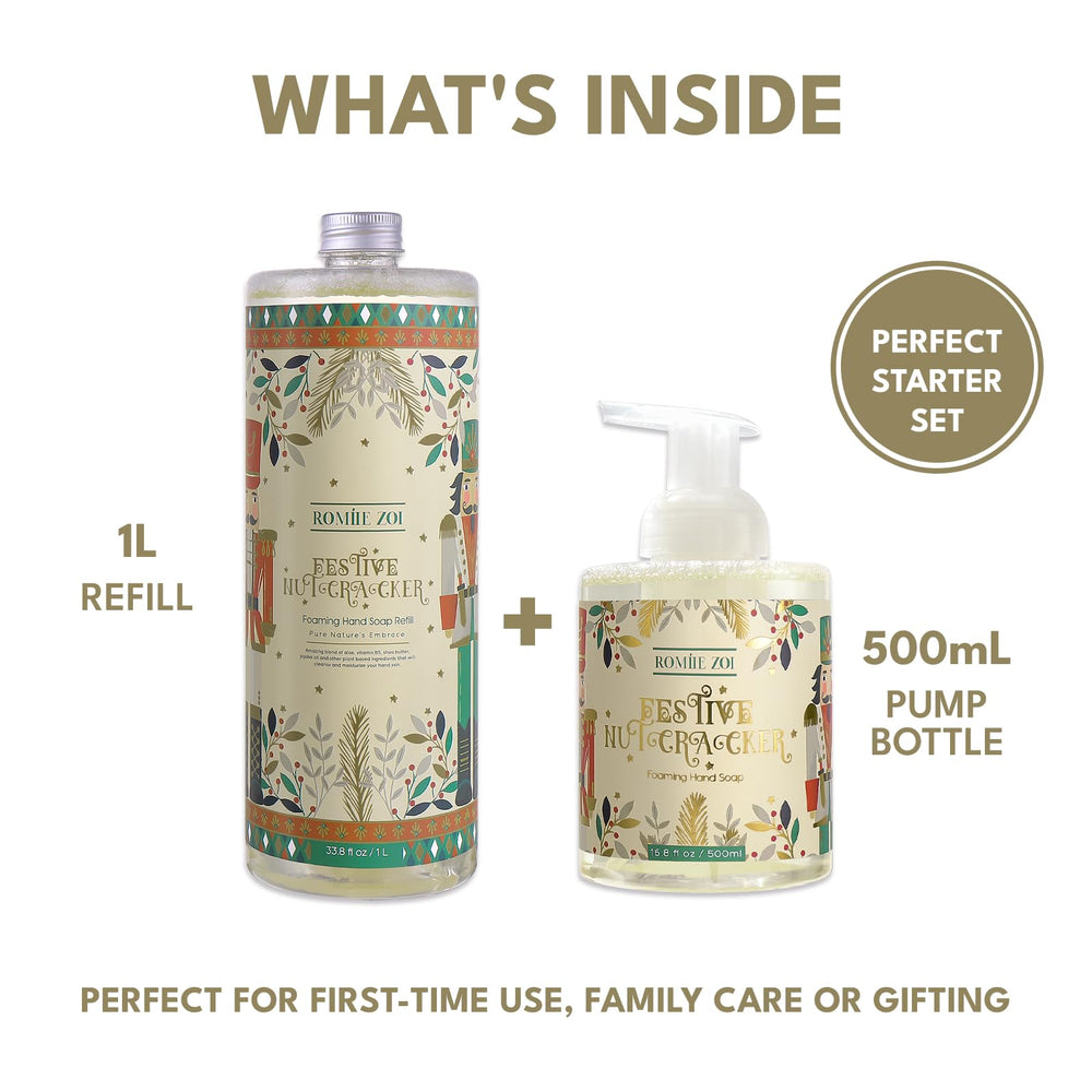 ROMIIE ZOI Sugar Plum scent foam for holiday kitchen routine.
