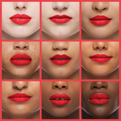 rom&nd Blur Fudge Tint Coral Jubilee lip swirl demonstrates soft-blur texture