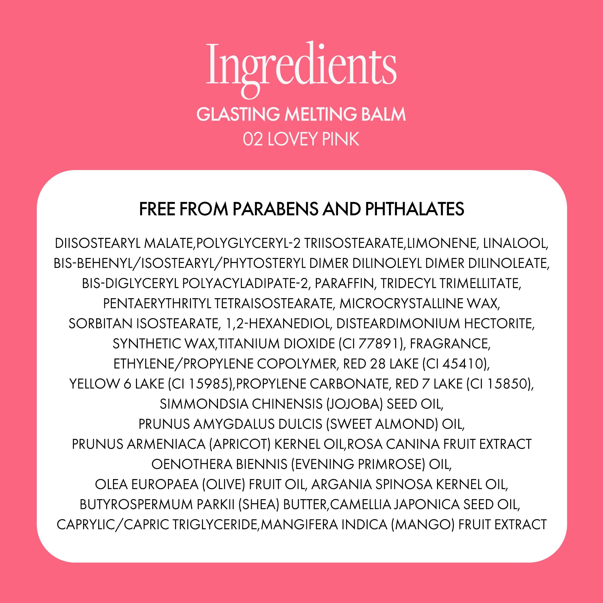Rom&nd Glasting Melting Balm Veiled Rose timeless rosy tint with shine