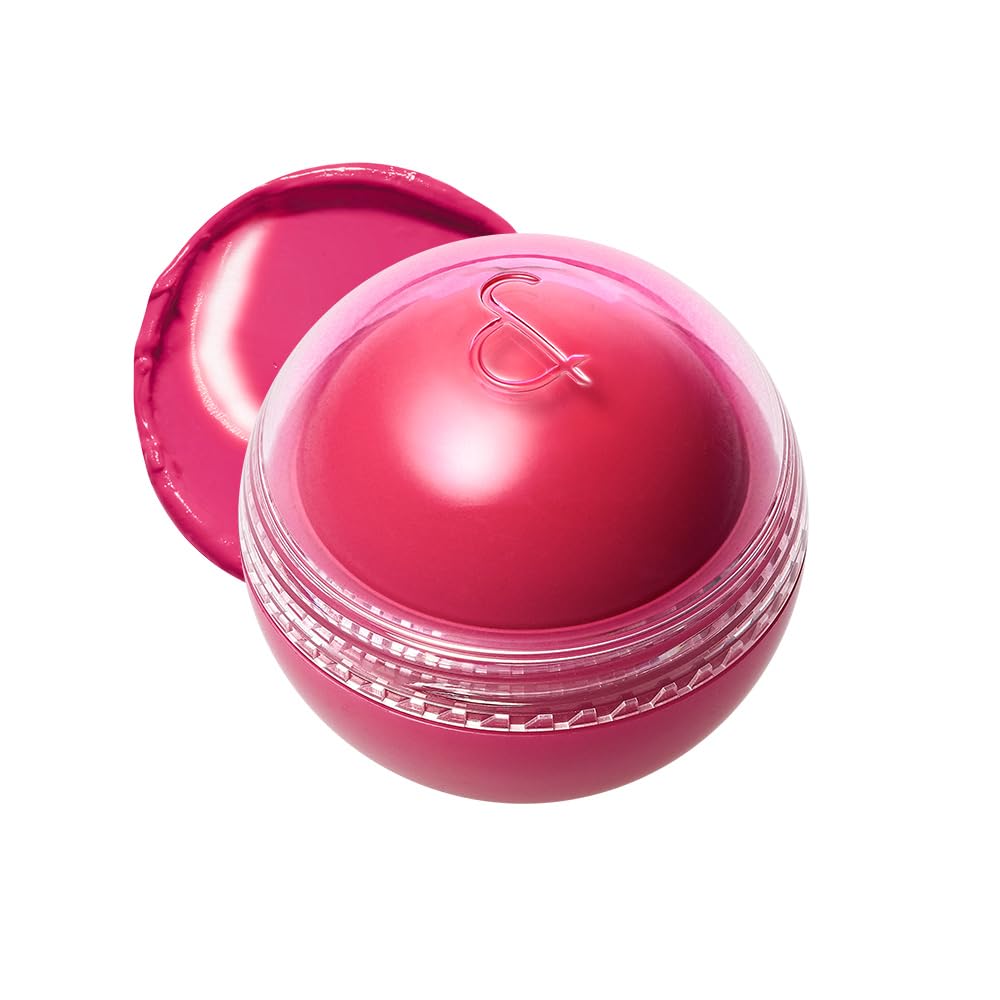 romnd Juicy Roll Cheek Dragon Berry closeup for a vibrant, dewy blush glow.