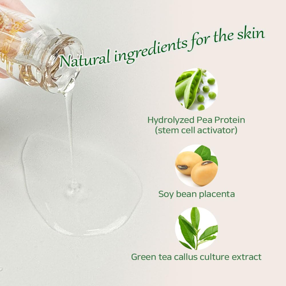 Ronas anti-aging serum hyaluronic acid texture appears light and silky on skin