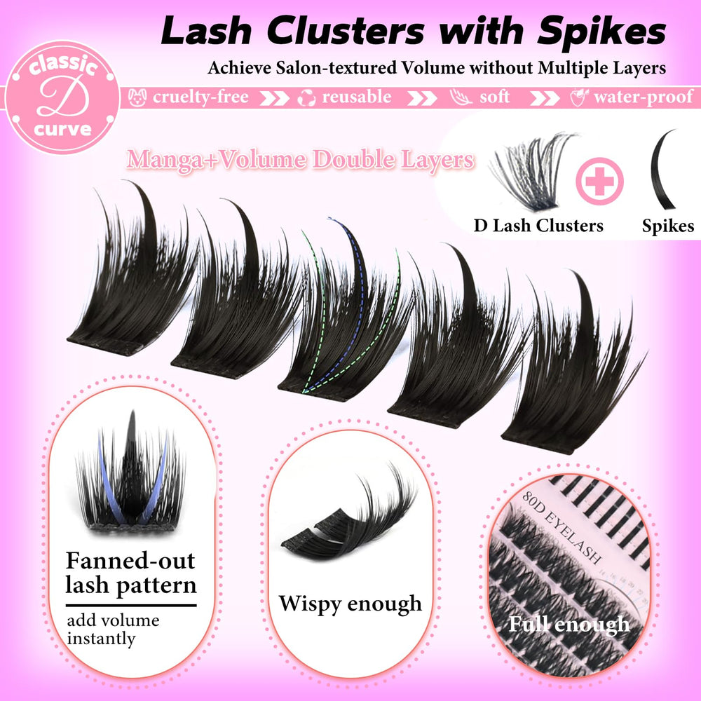 Rootoo 120D+150D density lashes offer versatile fullness.
