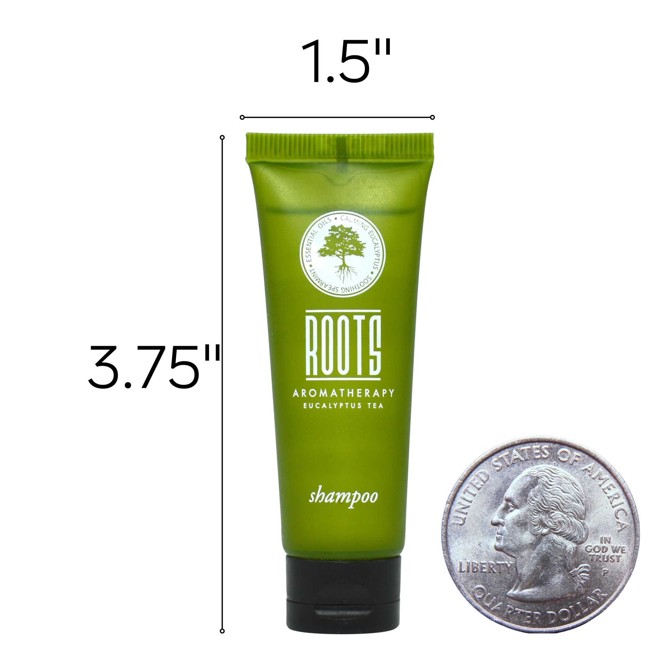 Roots Aromatherapy cruelty-free logo on recyclable packaging