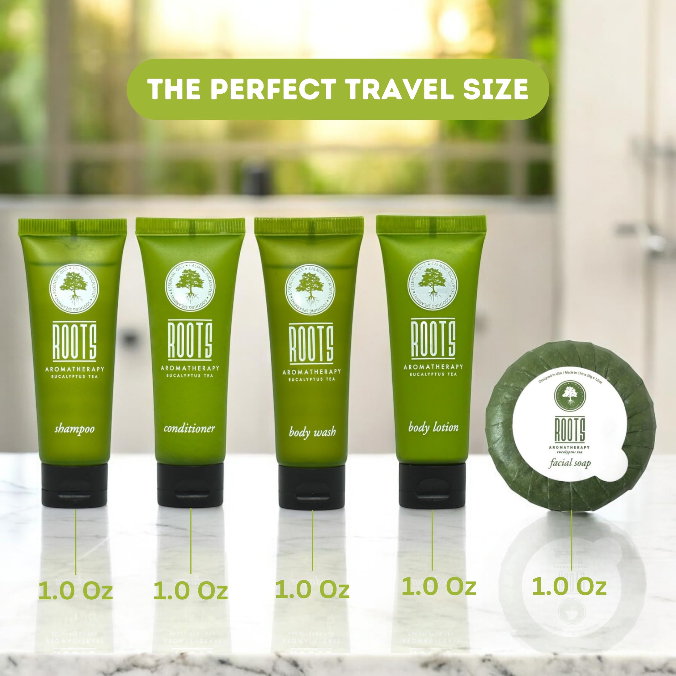 Roots Aromatherapy travel soap bar compact for hotel amenities