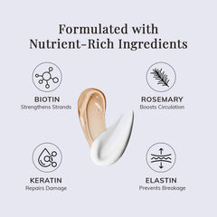 RootStim Rosemary Biotin Ingredients Jar highlights natural botanicals for a healthy scalp