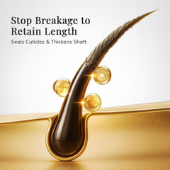 Close-up of saw palmetto and ginger blend for scalp vitality with RootStim product