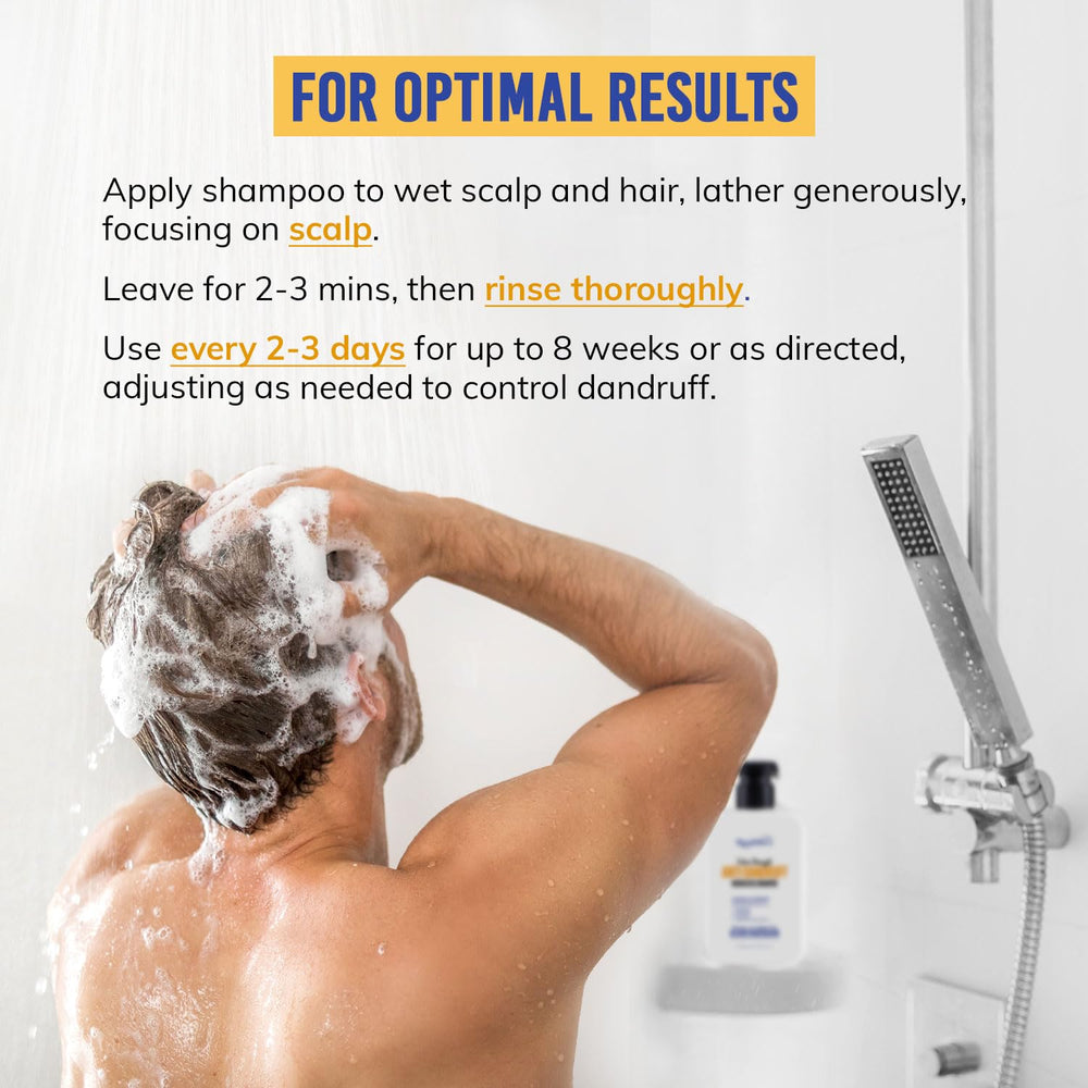 RootStim Seborrheic Dermatitis Shampoo adds shine and reduces frizz