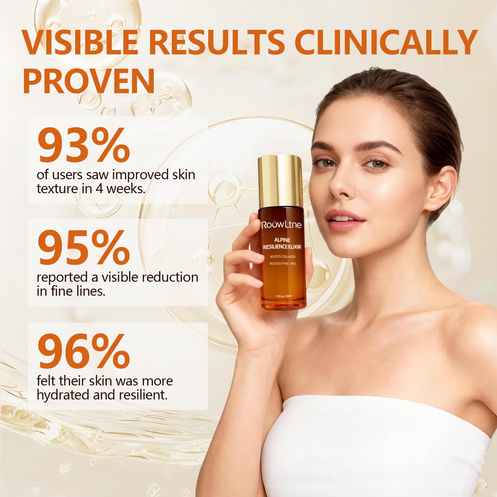 Barrier care scene showing soft, protected skin with RoowLtne