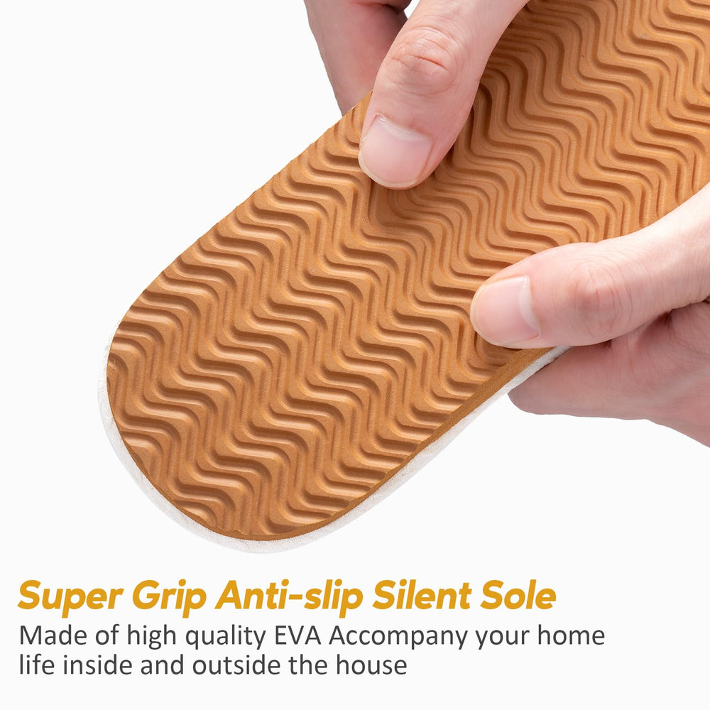 ROPULP non-slip EVA sole enhances stability on indoor floors.
