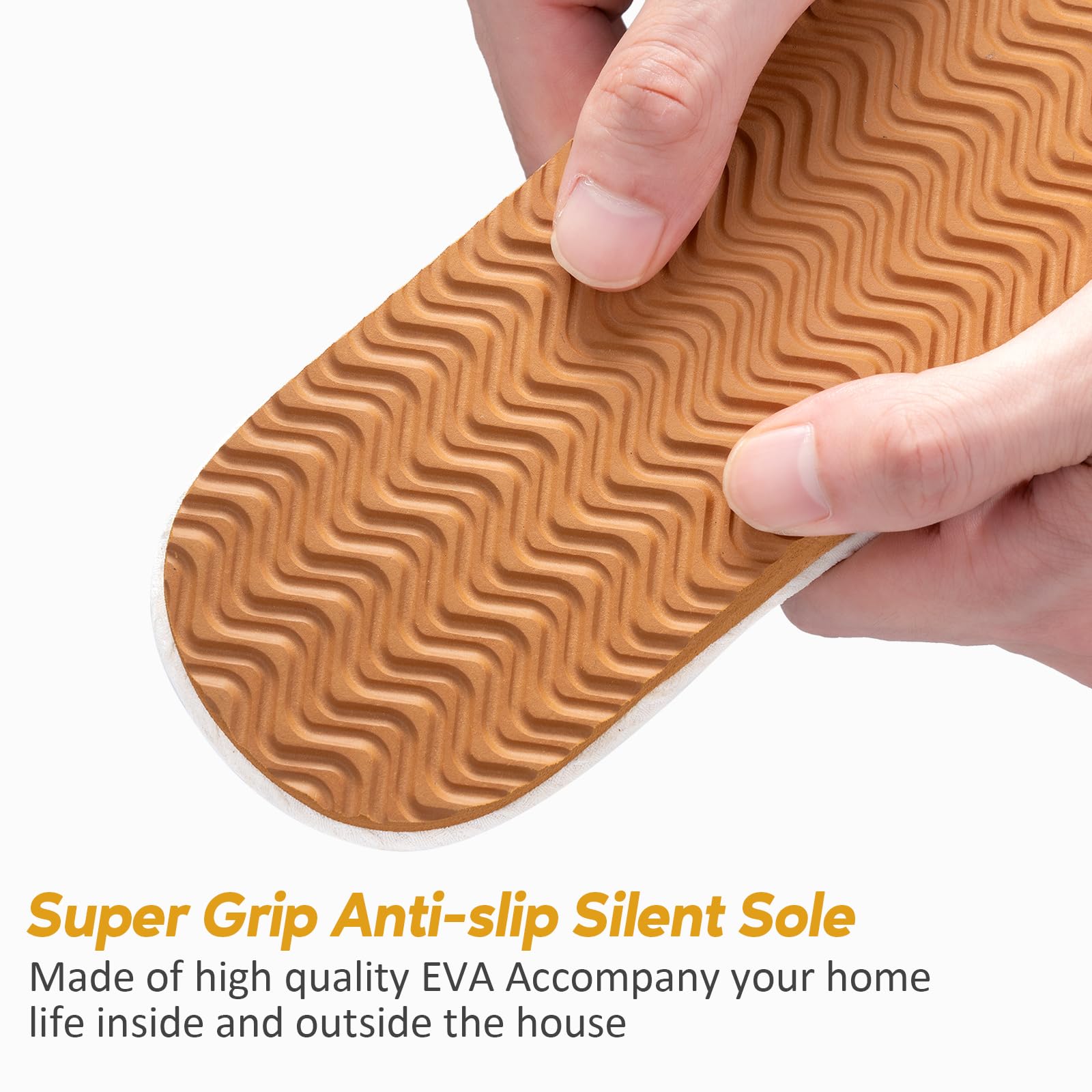 ROPULP open-toe waffle knit upper boosts breathability year-round.
