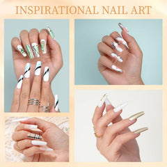 ROSALIND 3D nail design decor emphasizes creative texture and layering effects.