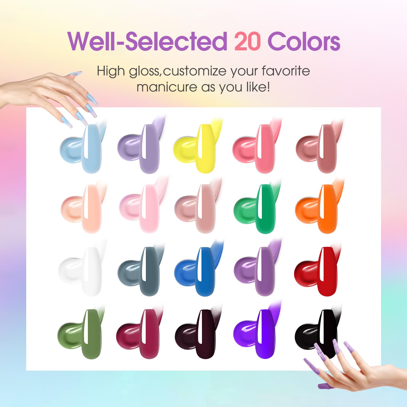 ROSALIND 48W nail lamp delivers fast curing for durable gel finishes