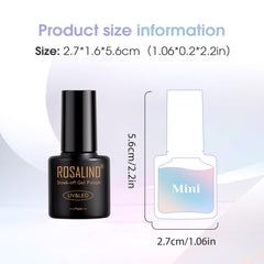 ROSALIND acetone removal steps help gentle, efficient gel removal
