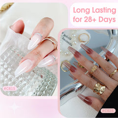 ROSALIND base coat for smooth adhesion and nail curing