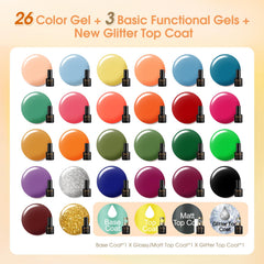 ROSALIND base coat with no-wipe finish for smooth adhesion.