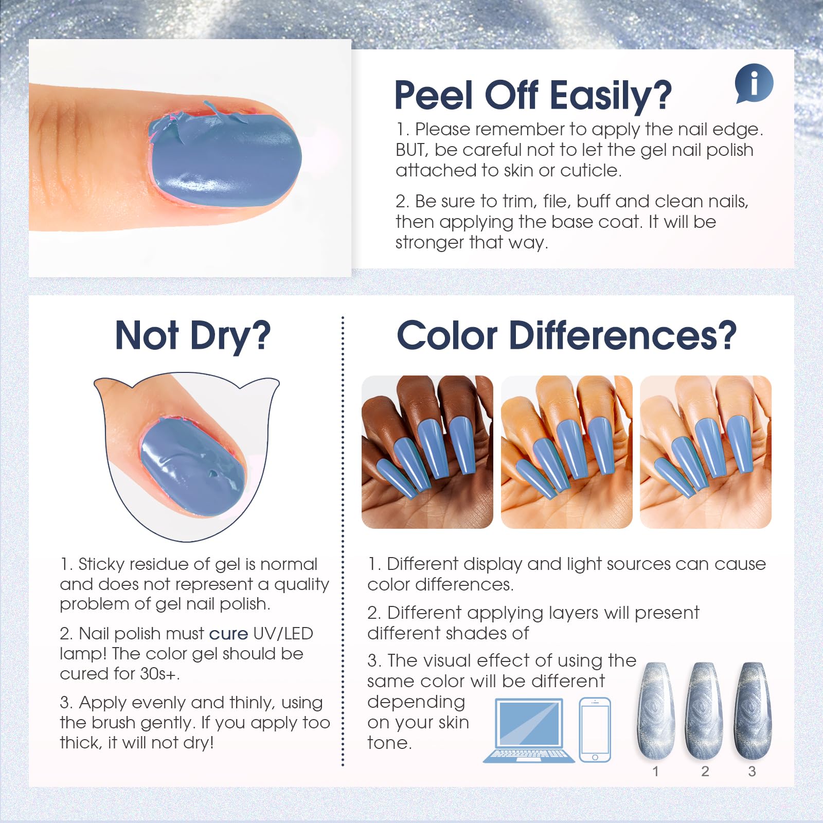 ROSALIND base coat and top coat needed for durable manicure