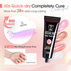 ROSALIND base coat and top coat for durable manicure