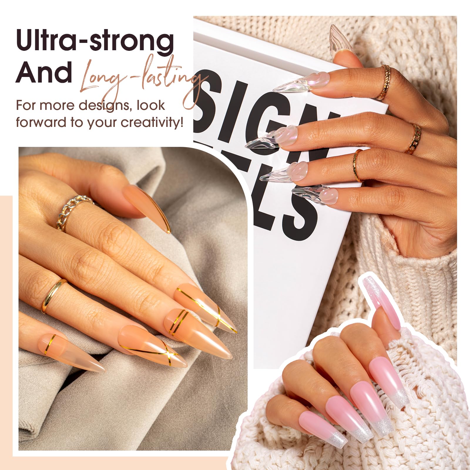 ROSALIND base coat and top coat for better adhesion and shine