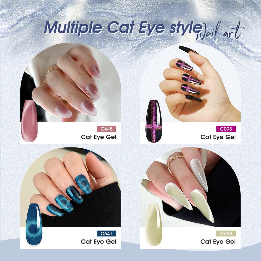 ROSALIND 4D cat eye effect image illustrating depth and color shift