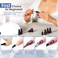 ROSALIND glossy top coat bottle delivering high shine and smooth surface